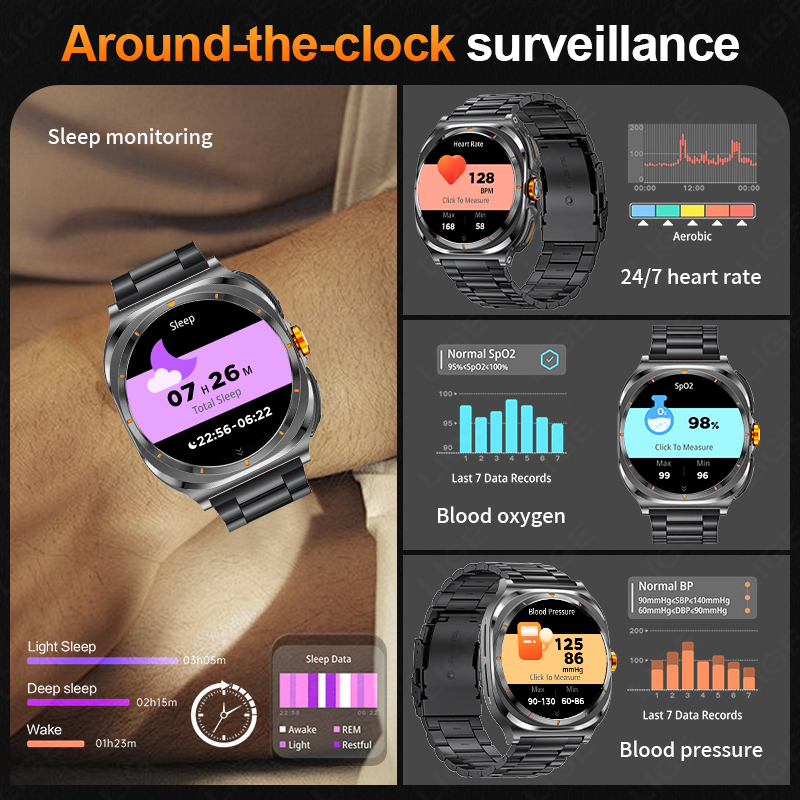 LIGE 2025 Watch Wireless Earph - Outdoor Sport Day 评论和价格