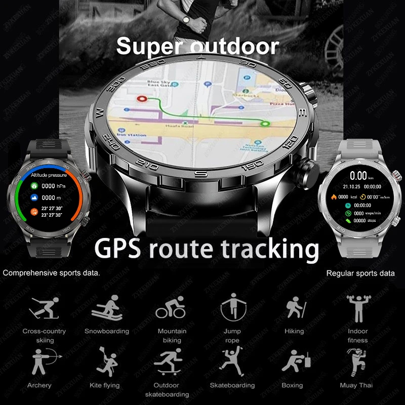 New GPS Track Smart Watch Men  - Outdoor Sport Day 评论和价格