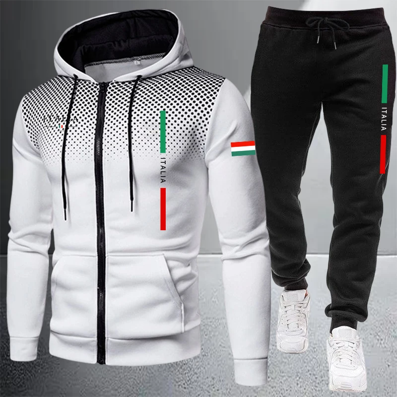 Men's Tracksuit Casual Zip Hoo - Outdoor Sport Winter Jacket 评论和价格