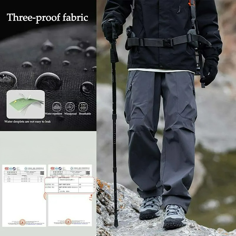 Men's Climbing Trousers Windpr - Outdoor Sport Waterproof Pants 评论和价格