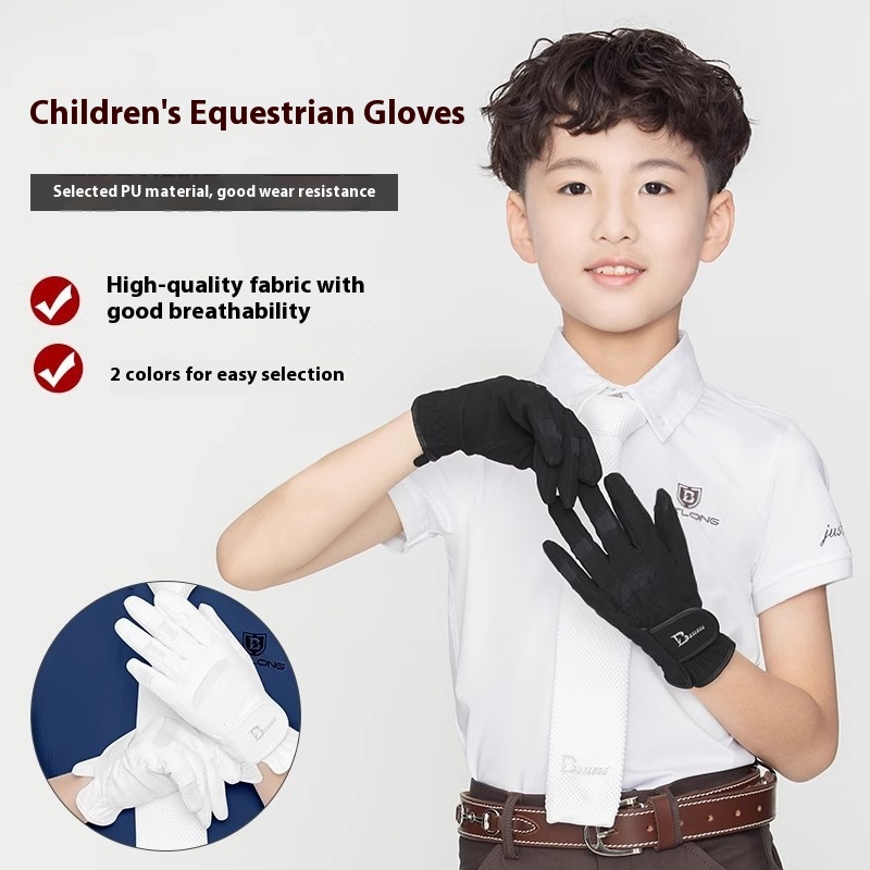 Children's Equestrian Gloves,  - Horse Riding Glove 评论和价格