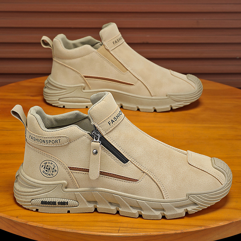 Men's Casual Zipper Closed Sho - Outdoor Sport With Sticks 评论和价格
