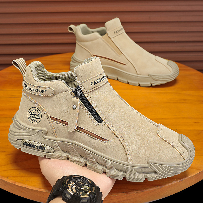 Men's Casual Zipper Closed Sho - Outdoor Sport With Sticks 评论和价格