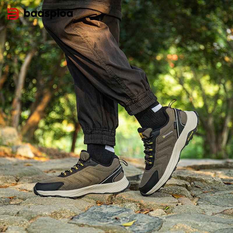 Baasploa Men Hiking Shoes Bran - Climbing Shoe Beginner 评论和价格