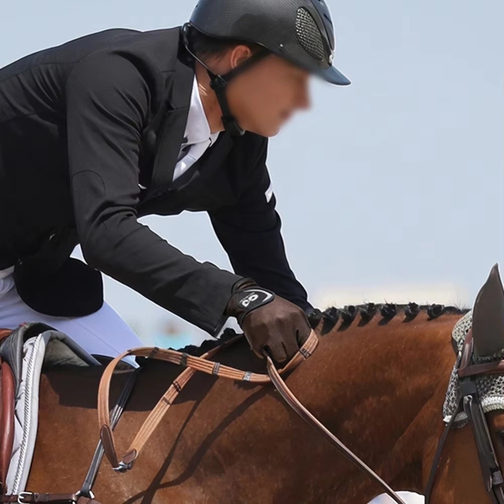 New Breathable Riding Gloves L - Horse Riding Glove 评论和价格