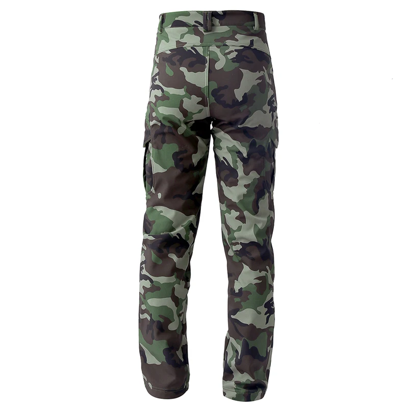 Camo Hunting Shark Skin Softsh - Outdoor Sport Waterproof Pants 评论和价格