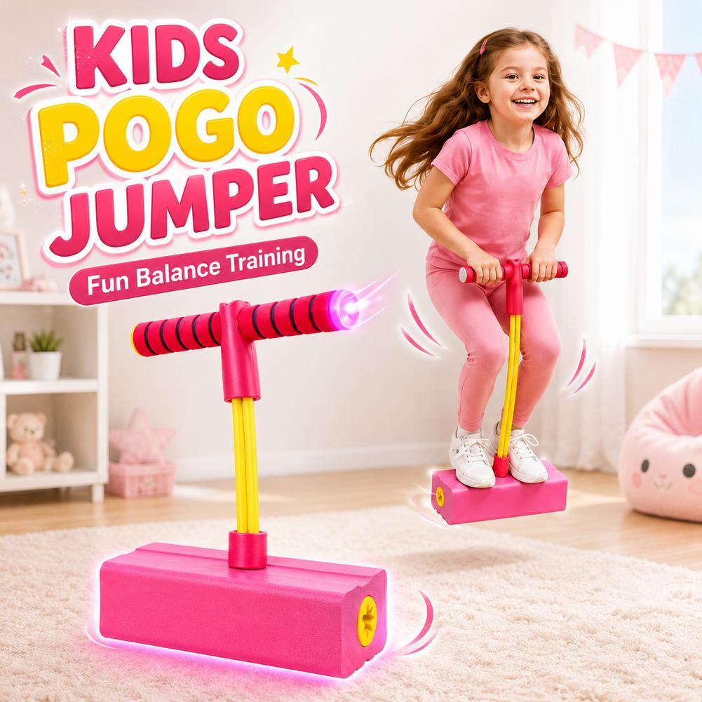 Frog Jump Foam Pogo Stick Kids - Outdoor Sport With Sticks 评论和价格