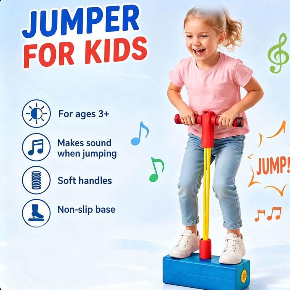 Frog Jump Foam Pogo Stick Kids - Outdoor Sport With Sticks 评论和价格