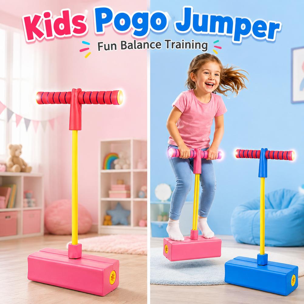 Frog Jump Foam Pogo Stick Kids - Outdoor Sport With Sticks 评论和价格