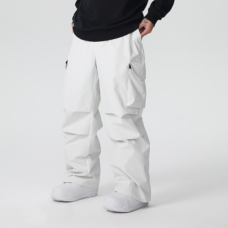 New Men Skiing Pants Solid Spo - Outdoor Sport Waterproof Pants 评论和价格