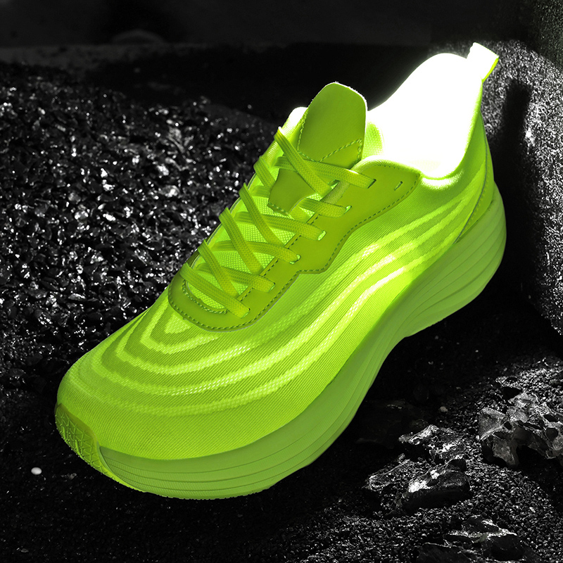 Wide Toe Men Running Sneakers  - Outdoor Sport Court 评论和价格