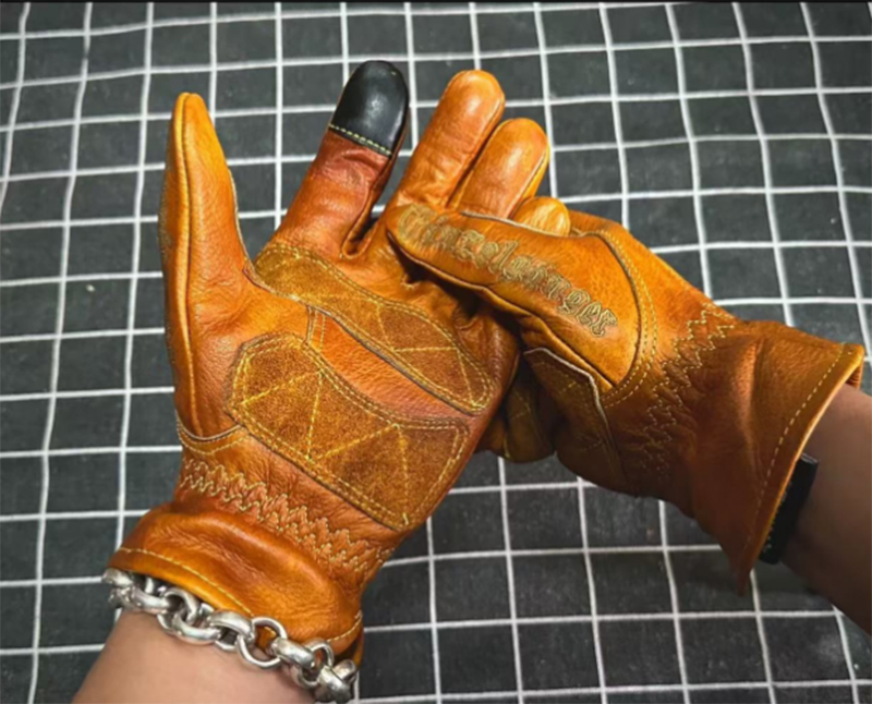 Handmade Genuine Leather Retro - Horse Riding Glove 评论和价格