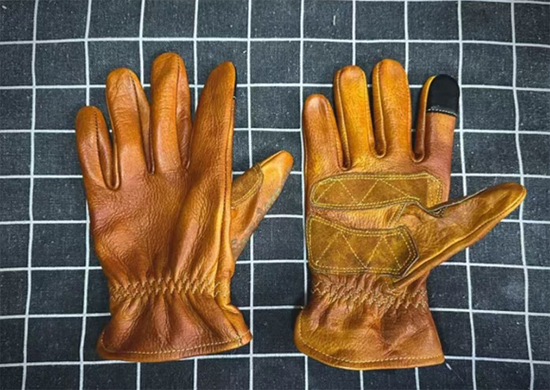 Handmade Genuine Leather Retro - Horse Riding Glove 评论和价格
