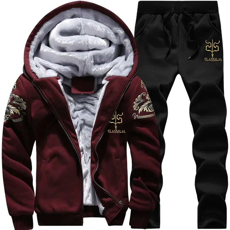 Autumn Winter Men's Sports Set - Outdoor Sport Winter Jacket 评论和价格