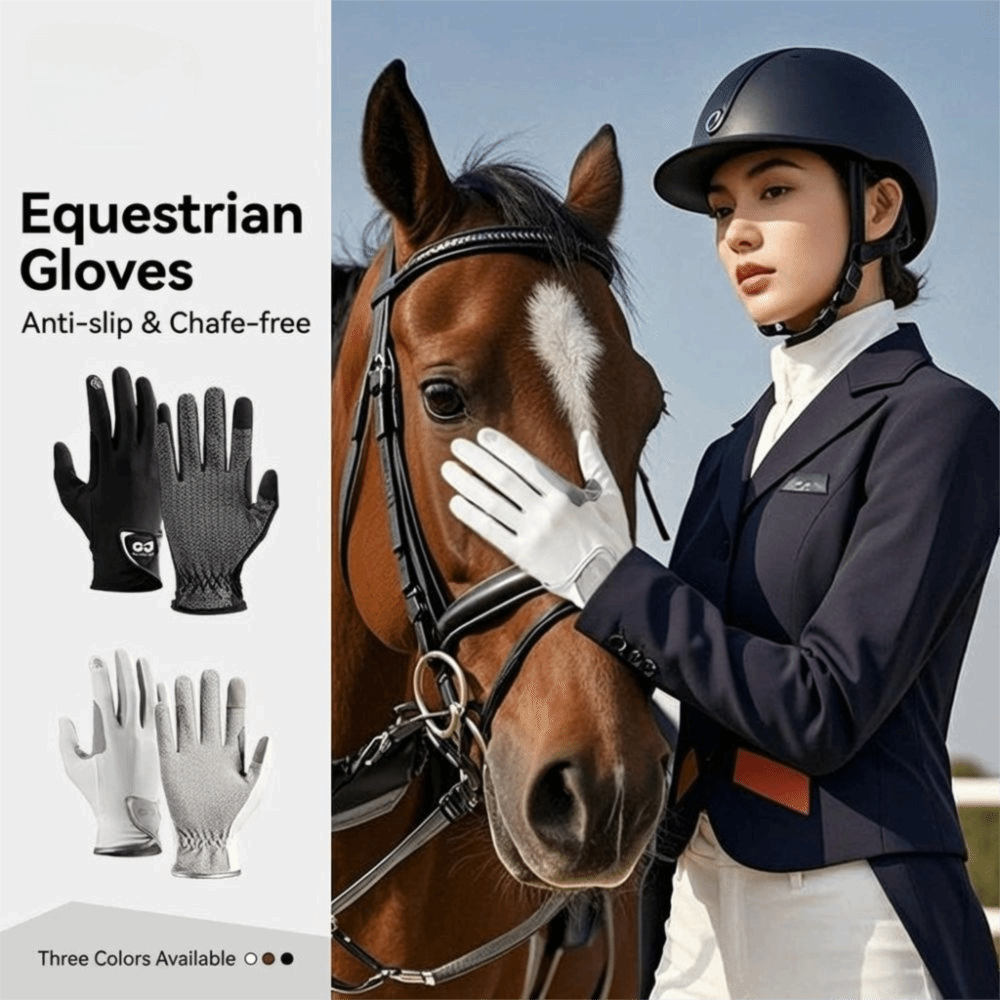New Breathable Riding Gloves N - Horse Riding Glove 评论和价格