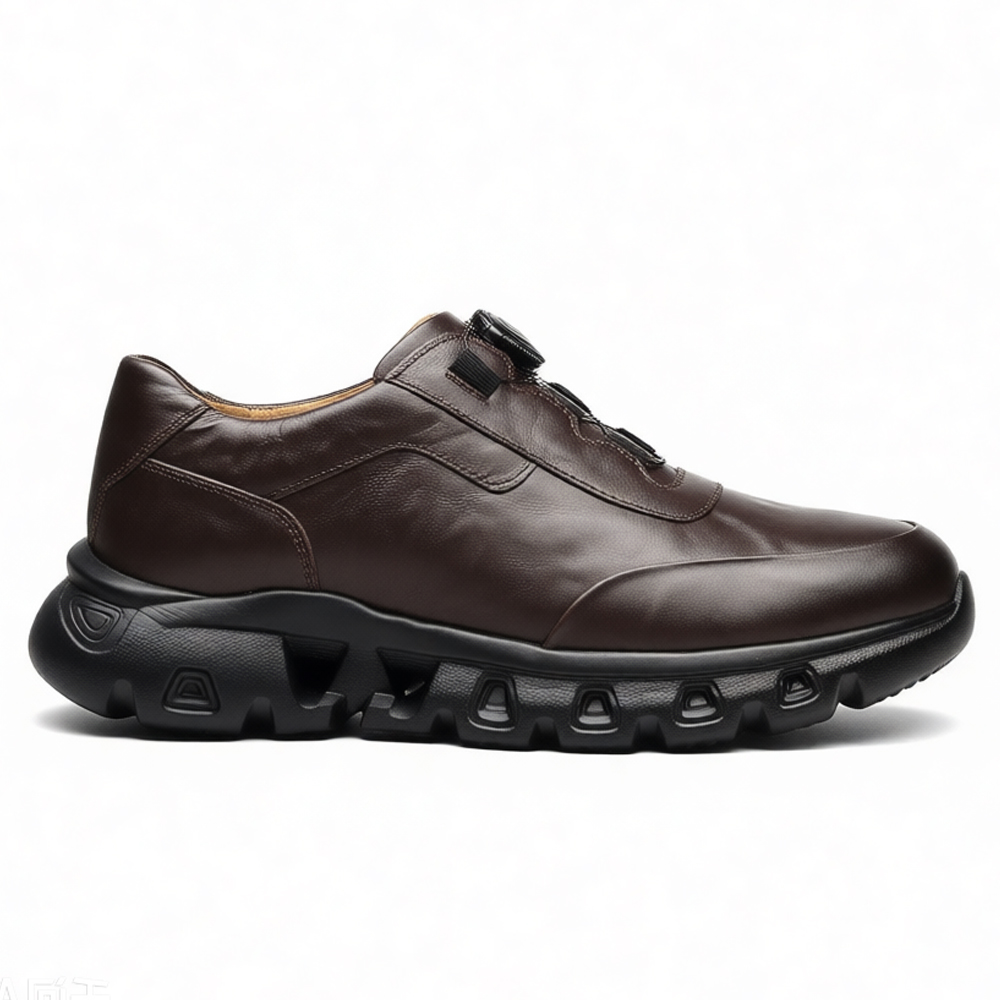 Trendy Cow Leather Shoes Men A - Outdoor Sport With Sticks 评论和价格