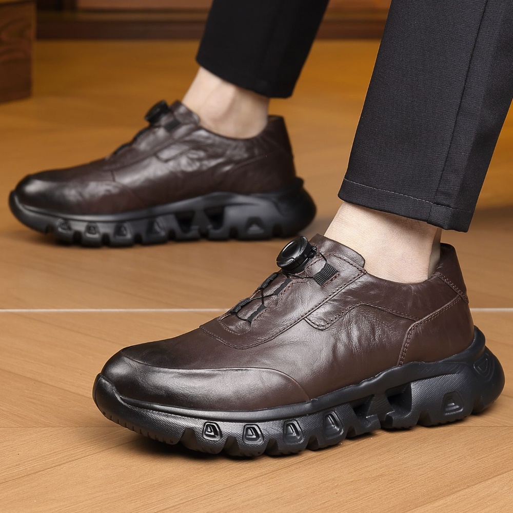 Trendy Cow Leather Shoes Men A - Outdoor Sport With Sticks 评论和价格