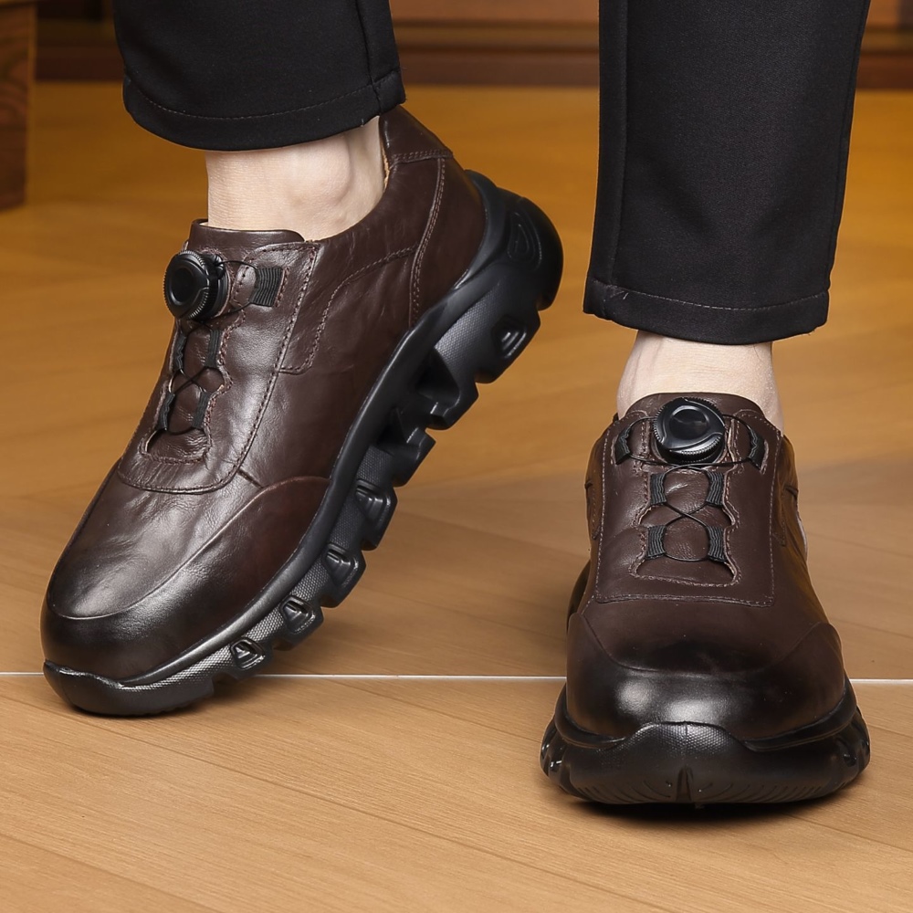 Trendy Cow Leather Shoes Men A - Outdoor Sport With Sticks 评论和价格
