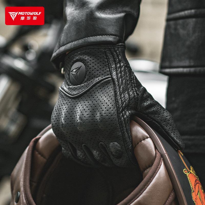 MOTOWOLF Motorcycle Gloves Men - Horse Riding Glove 评论和价格