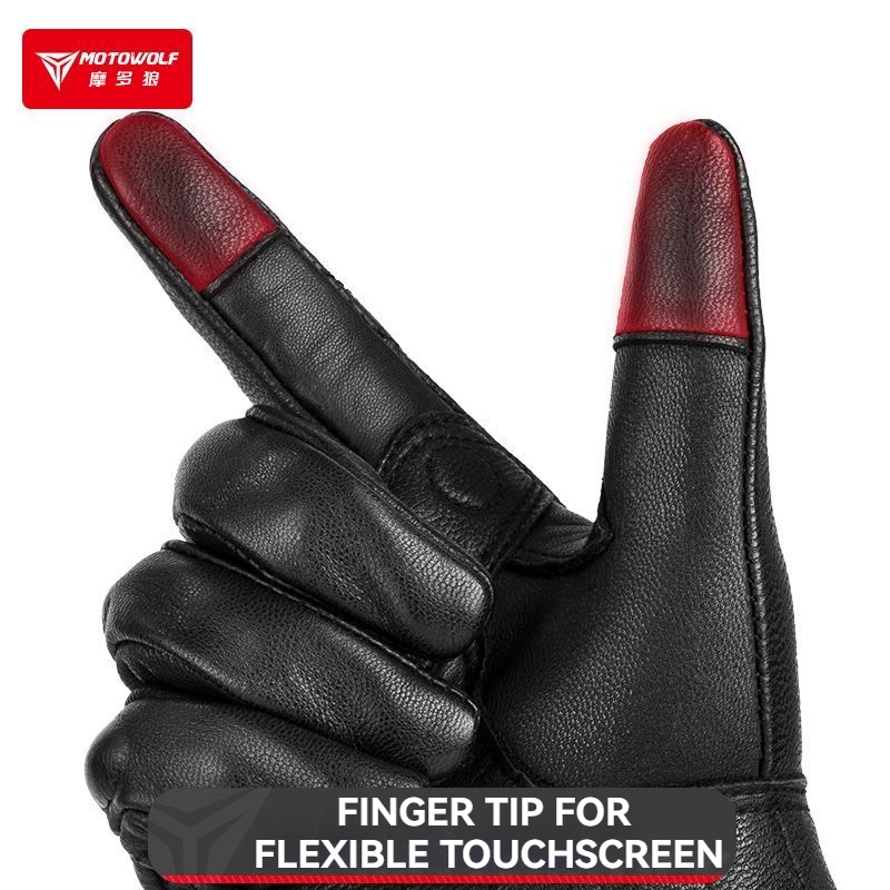 MOTOWOLF Motorcycle Gloves Men - Horse Riding Glove 评论和价格